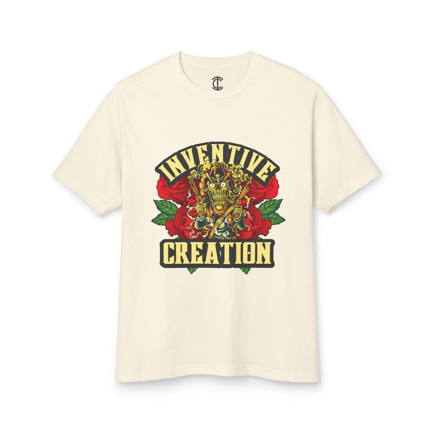 Inventive Creation Vintage Skull Tee