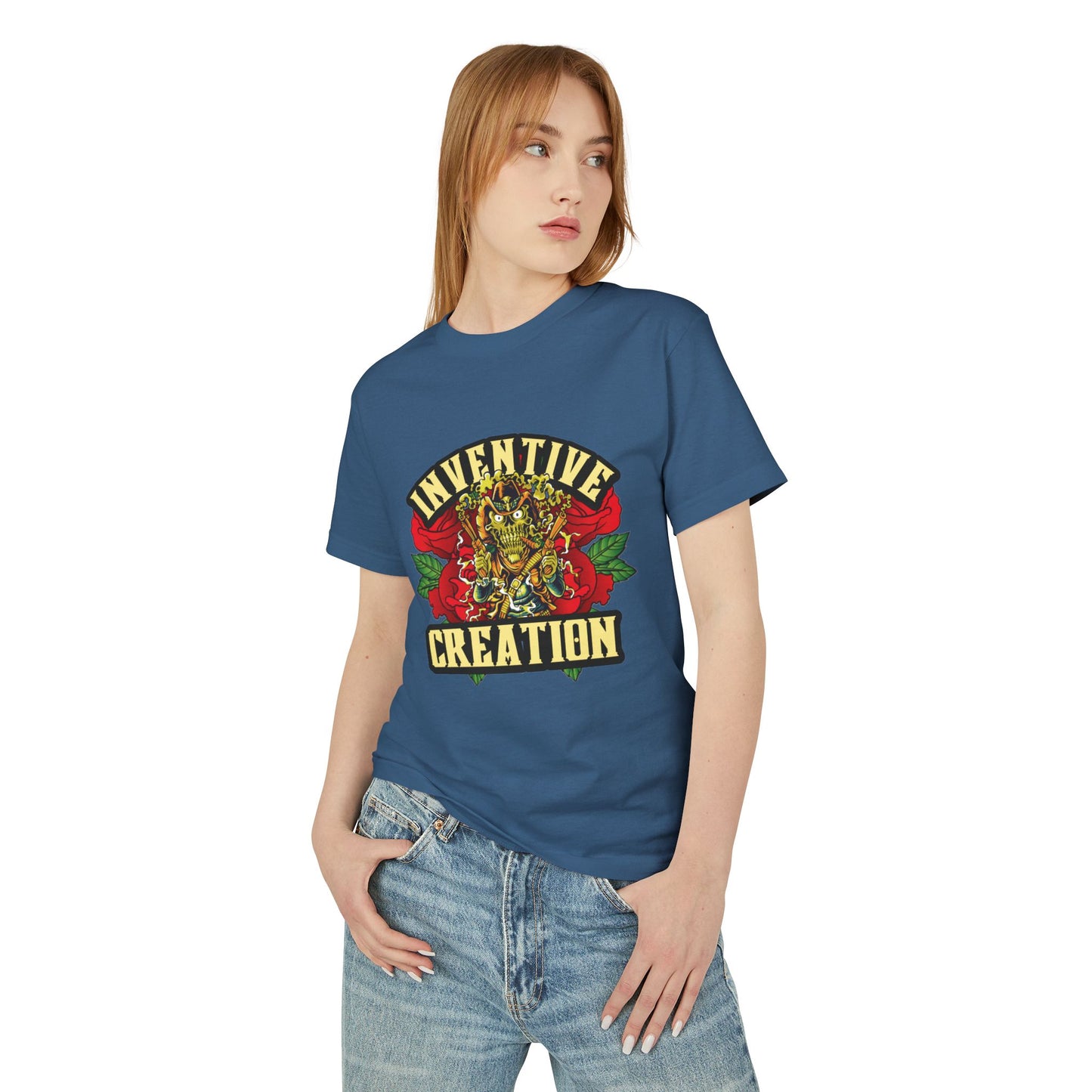 Inventive Creation Vintage Skull Tee
