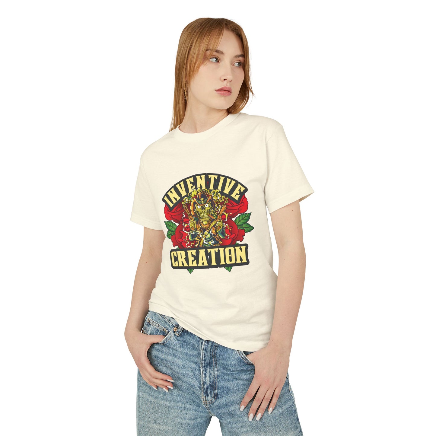 Inventive Creation Vintage Skull Tee