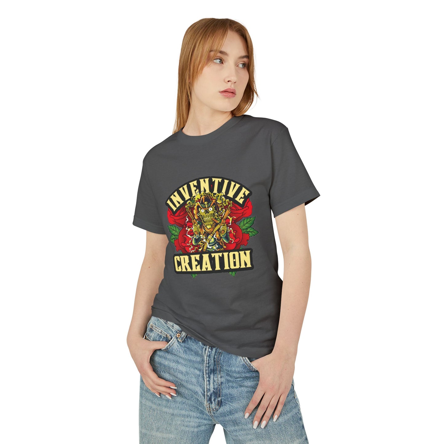 Inventive Creation Vintage Skull Tee