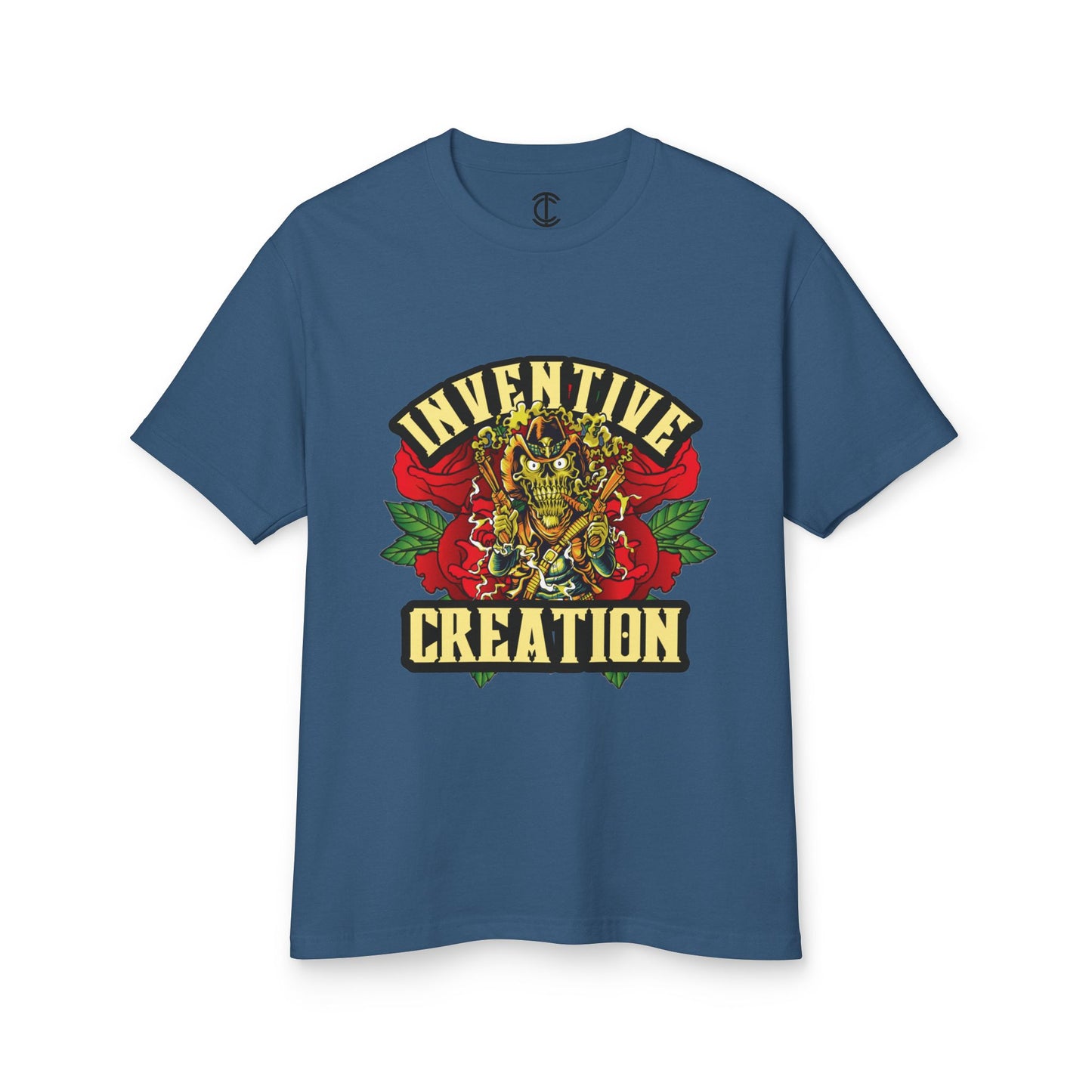 Inventive Creation Vintage Skull Tee